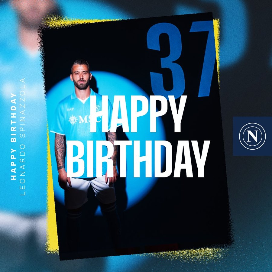 生日快樂！那不勒斯官方發(fā)文慶祝斯皮納佐拉32歲生日